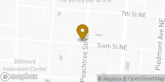 Map showing the location of CVS Pharmacy in Atlanta, GA 30308