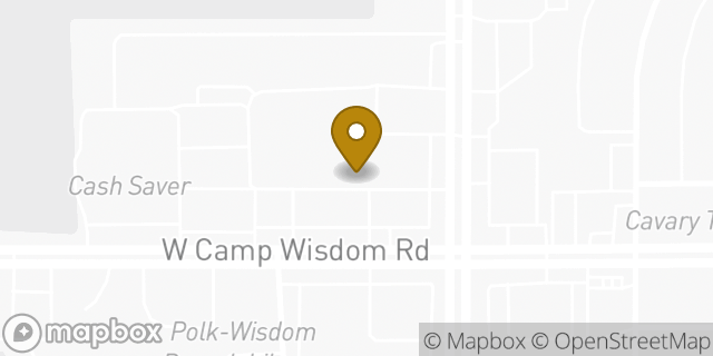 Map showing the location of EZPAWN in Dallas, TX 75232