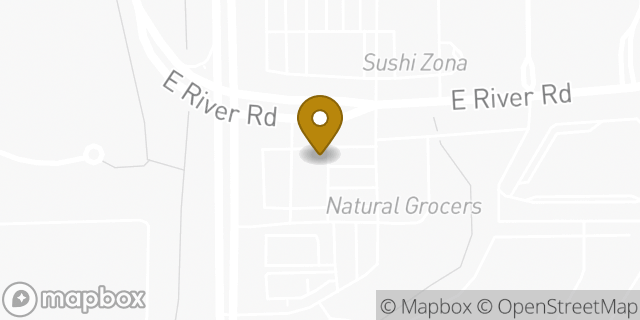 Map showing the location of Amazon Locker - Pollo in Tucson, AZ 85718