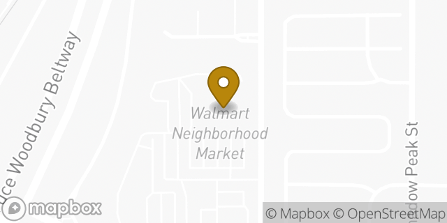 Map showing the location of Walmart Neighborhood Market in Las Vegas, NV 89129