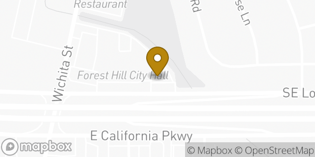 Map showing the location of Starbucks in Forest Hill, TX 76119