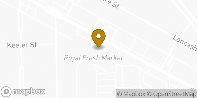 Map showing the location of Amazon Locker - Leavitt in Detroit, MI 48223