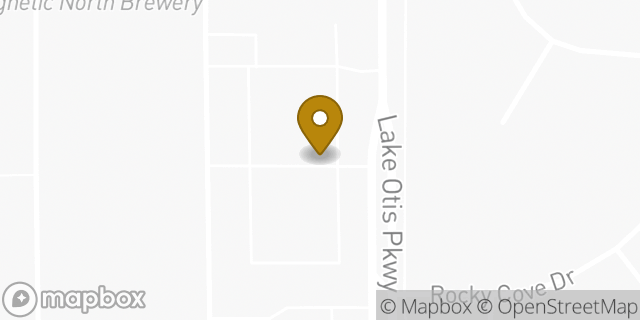 Map showing the location of Subway in Anchorage, AK 99507