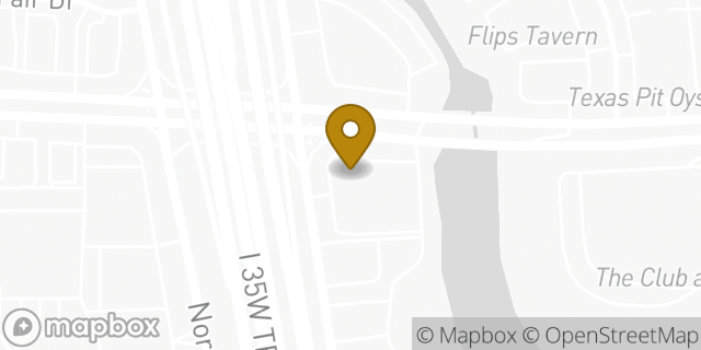 Map showing the location of Amazon Locker - System in Fort Worth, TX 76137