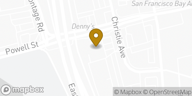Map showing the location of Marshalls in Emeryville, CA 94608