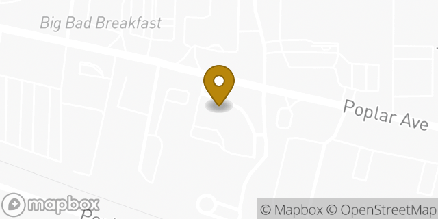 Map showing the location of Subway in Memphis, TN 38119