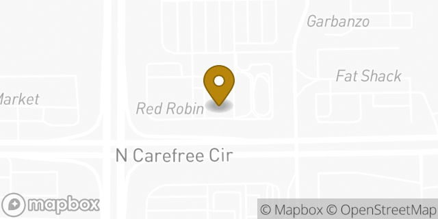 Map showing the location of Chase Bank in Colorado Springs, CO 80922
