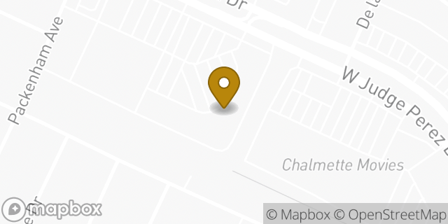Map showing the location of Planet Fitness in Chalmette, LA 70043