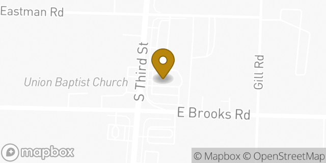 Map showing the location of McDonald's in Memphis, TN 38109