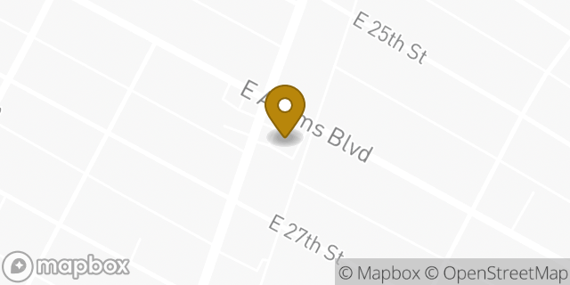 Map showing the location of Starbucks in Los Angeles, CA 90011
