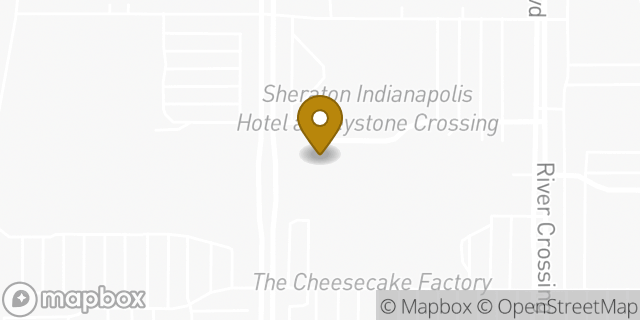 Map showing the location of Banana Republic in Indianapolis, IN 46240