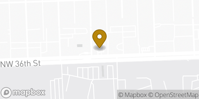 Map showing the location of McDonald's in Miami Springs, FL 33166