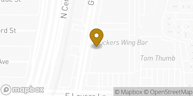 Map showing the location of Subway in Dallas, TX 75206