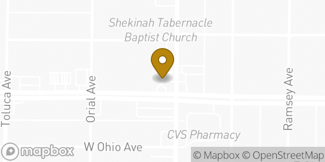 Map showing the location of 7-Eleven in Dallas, TX 75224