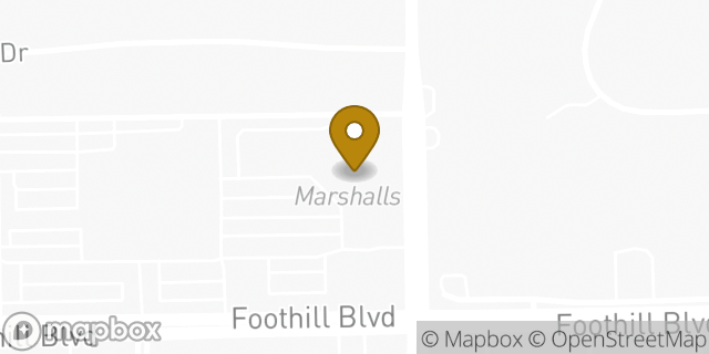 Map showing the location of Marshalls in Pasadena, CA 91107