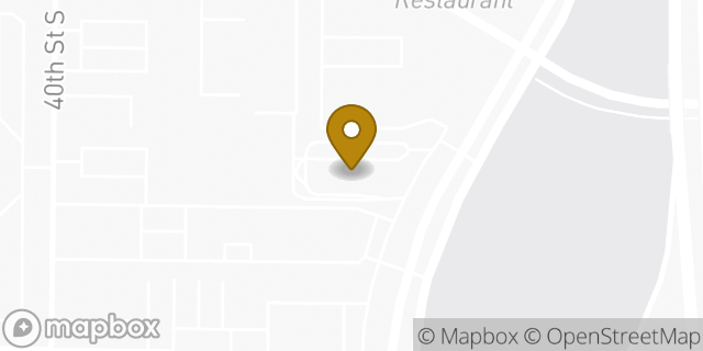 Map showing the location of McDonald's in Fargo, ND 58103