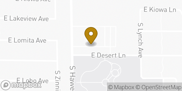 Map showing the location of The Church of Jesus Christ of Latter-day Saints in Mesa, AZ 85209
