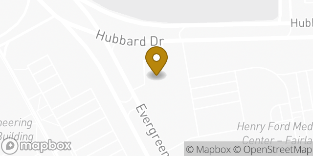 Map showing the location of Dearborn KinderCare in Dearborn, MI 48128