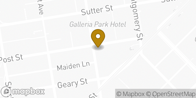 Map showing the location of Citibank in San Francisco, CA