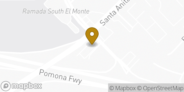Map showing the location of Starbucks in South El Monte, CA 91733