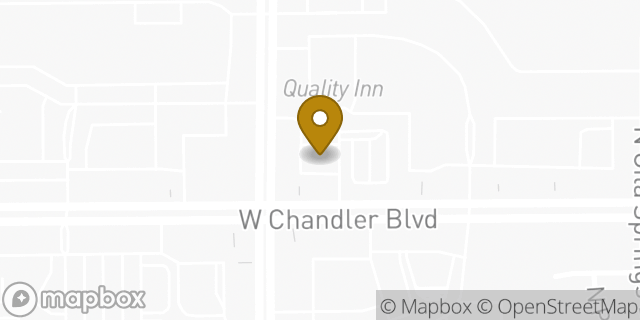 Map showing the location of McDonald's in Chandler, AZ 85226