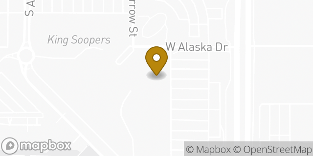 Map showing the location of Old Navy in Lakewood, CO 80226