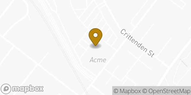 Map showing the location of Acme in Philadelphia, PA