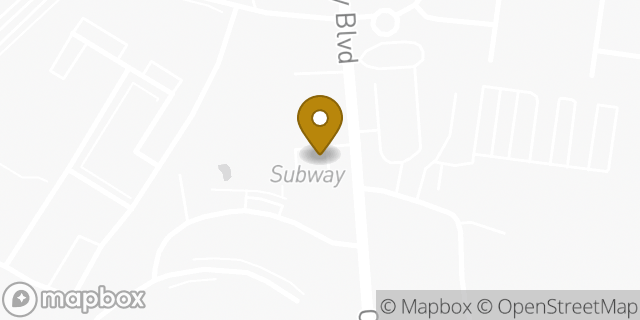 Map showing the location of Subway in Nashville, TN 37209