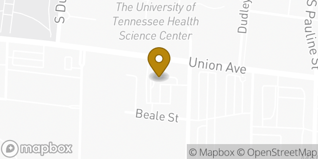 Map showing the location of McDonald's in Memphis, TN 38103