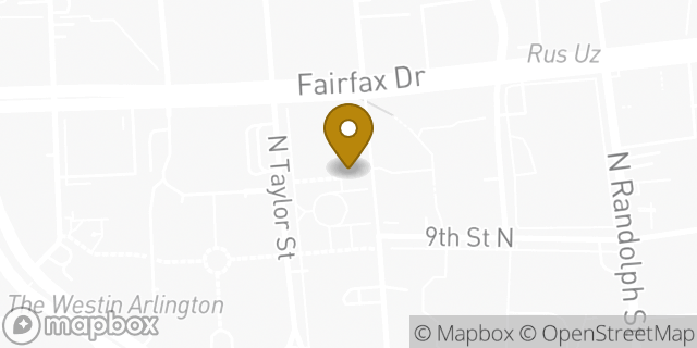 Map showing the location of Panera Bread in Arlington, VA 22203