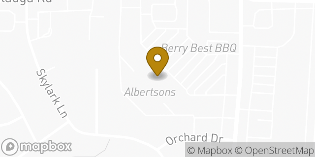 Map showing the location of Albertsons in Watauga, TX 76148