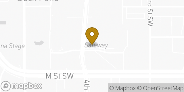 Map showing the location of Safeway in Washington, DC 20024