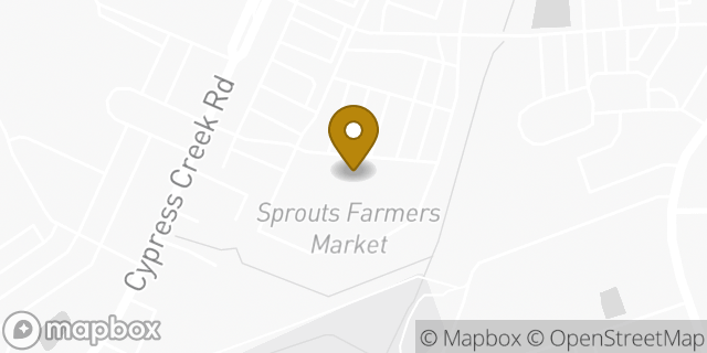 Map showing the location of Sprouts Farmers Market in Cedar Park, TX 78613