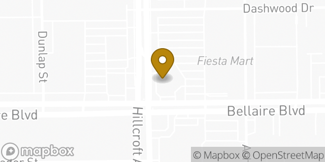Map showing the location of EZPAWN in Houston, TX 77081