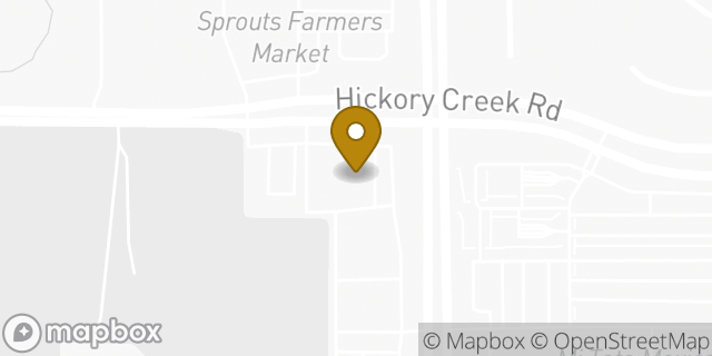 Map showing the location of Walgreens in Denton, TX 76210