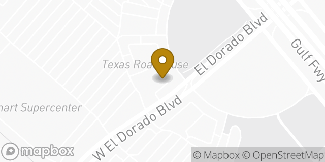 Map showing the location of OneMain Financial in Friendswood, TX 77546
