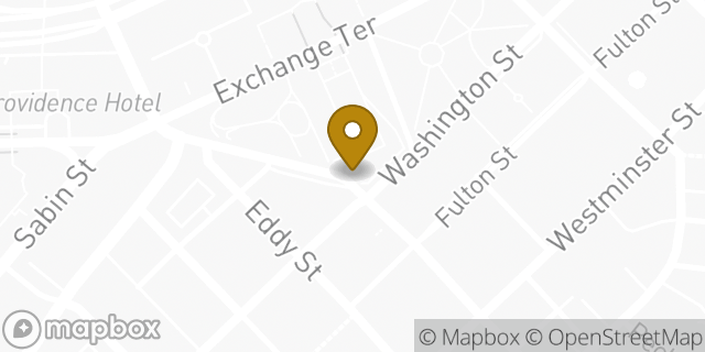 Map showing the location of Subway in Providence, RI 02903
