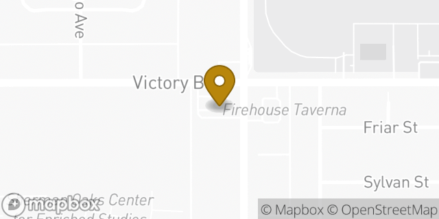 Map showing the location of McDonald's in Reseda, CA 91335