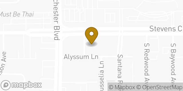 Map showing the location of The Container Store in San Jose, CA 95128