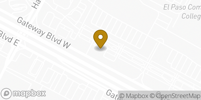 Map showing the location of Chipotle Mexican Grill in El Paso, TX 79925