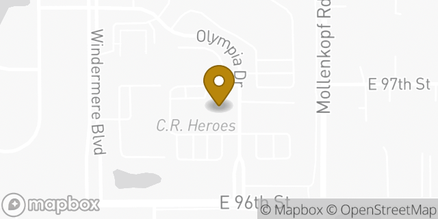 Map showing the location of CVS Pharmacy in Fishers, IN 46037