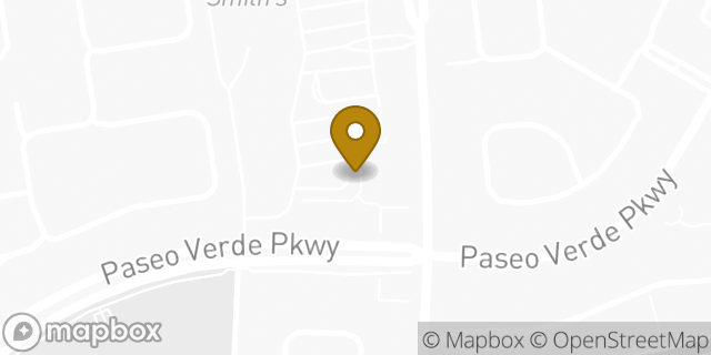 Map showing the location of Papa Johns Pizza in Henderson, NV 89012