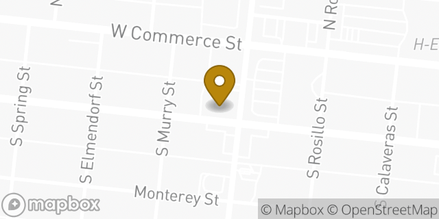Map showing the location of Amazon Locker - Lyod in San Antonio, TX 78207