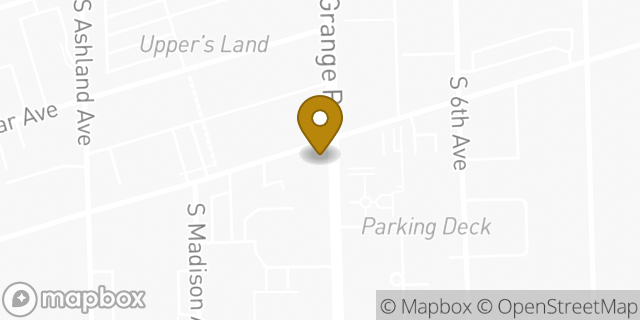 Map showing the location of Starbucks in La Grange, IL 60525