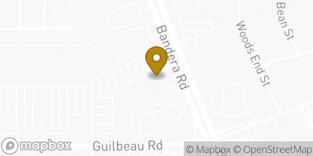 Map showing the location of Starbucks in San Antonio, TX 78250