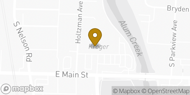 Map showing the location of Kroger in Columbus, OH 43205