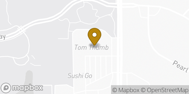 Map showing the location of Tom Thumb in Southlake, TX 76092