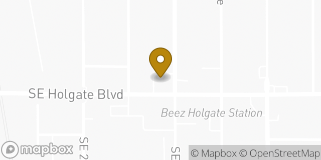 Map showing the location of Portland , OR (Dutch Bros Holgate) in Portland, OR 97202
