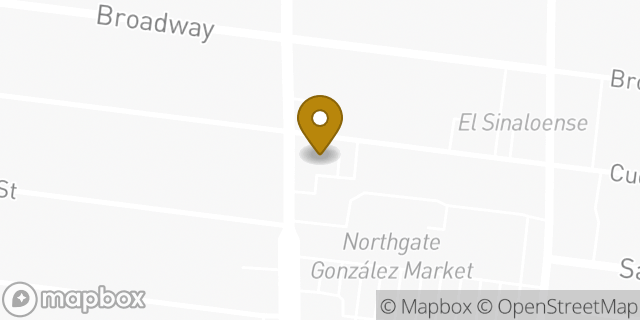 Map showing the location of Starbucks in South Gate, CA 90280