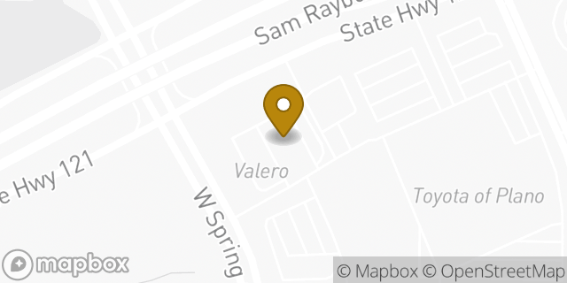Map showing the location of Subway in Plano, TX 75024